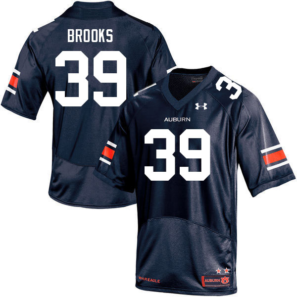 Men #39 Dylan Brooks Auburn Tigers College Football Jerseys Sale-Navy
